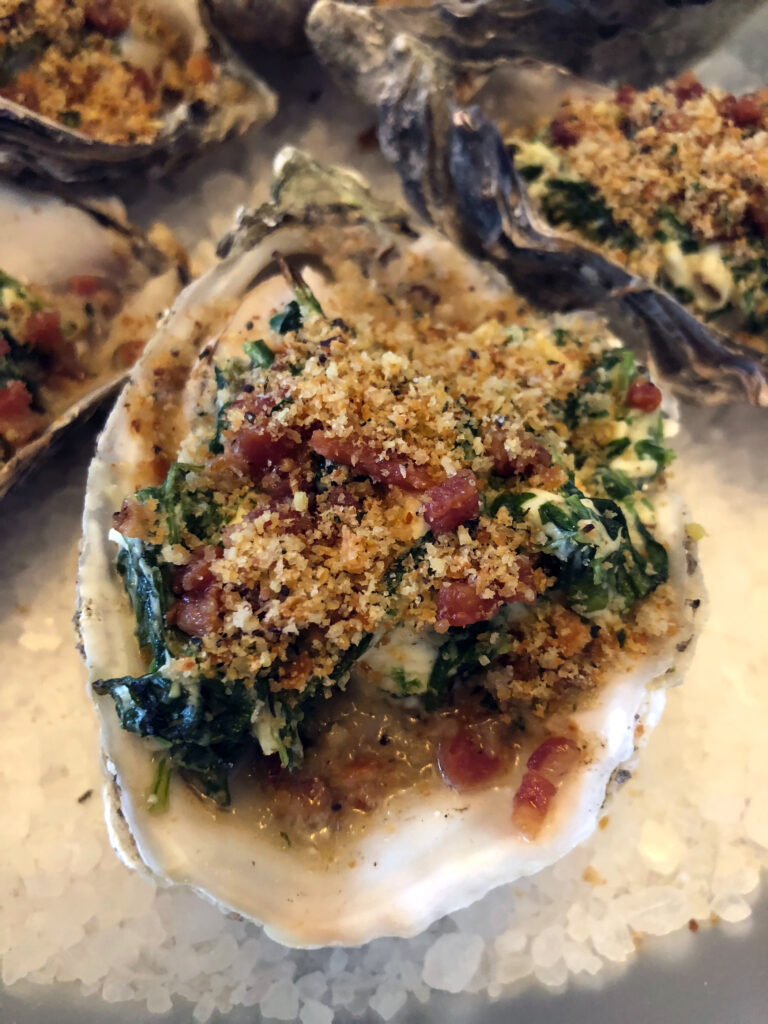 Oysters Rockefeller Italiana With Sambuca Recipe Wine4Food