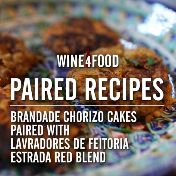 paired recipes - bandade chorizo cakes with estrada