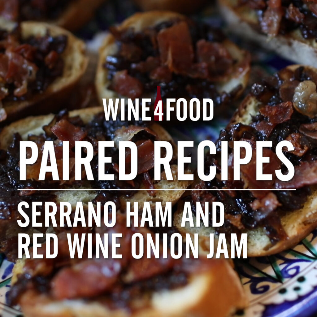 Serrano Ham and Red Wine Onion JamWine4Food