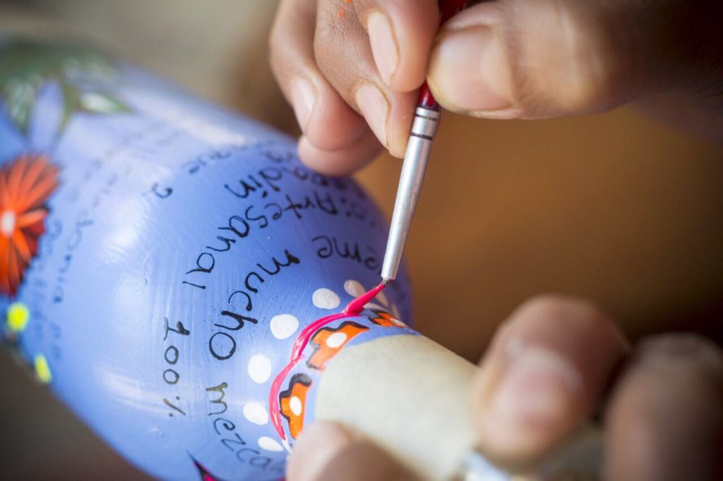 QuiereMe_Mucho_Mezcal_Bottle_Art_Hand_Painting_Wine4Food