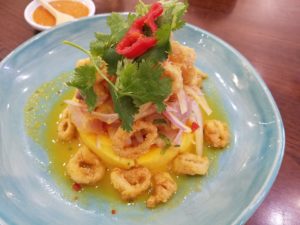 Peru Cusco Cuisine Morena Causa Toasted Corn Chowder Fried Calamari - Wine4Food