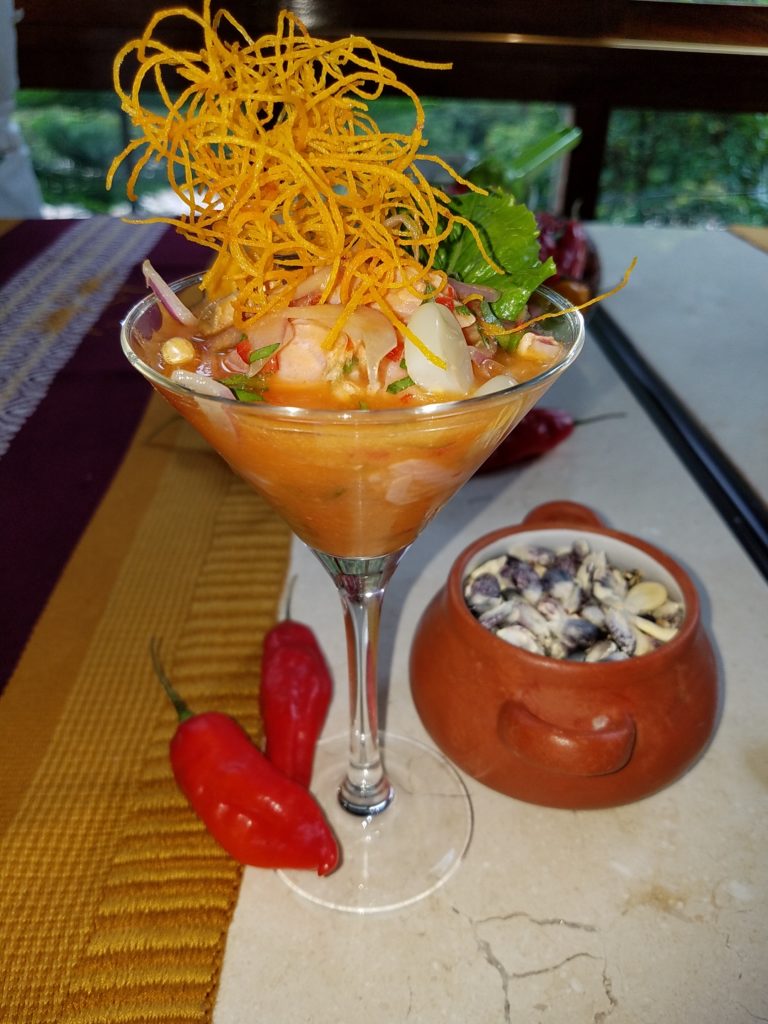 Peru Aguas Calientes Cuisine Ceviche Q'Unup Machu Picchu Sumaq Hotel - Wine4Food