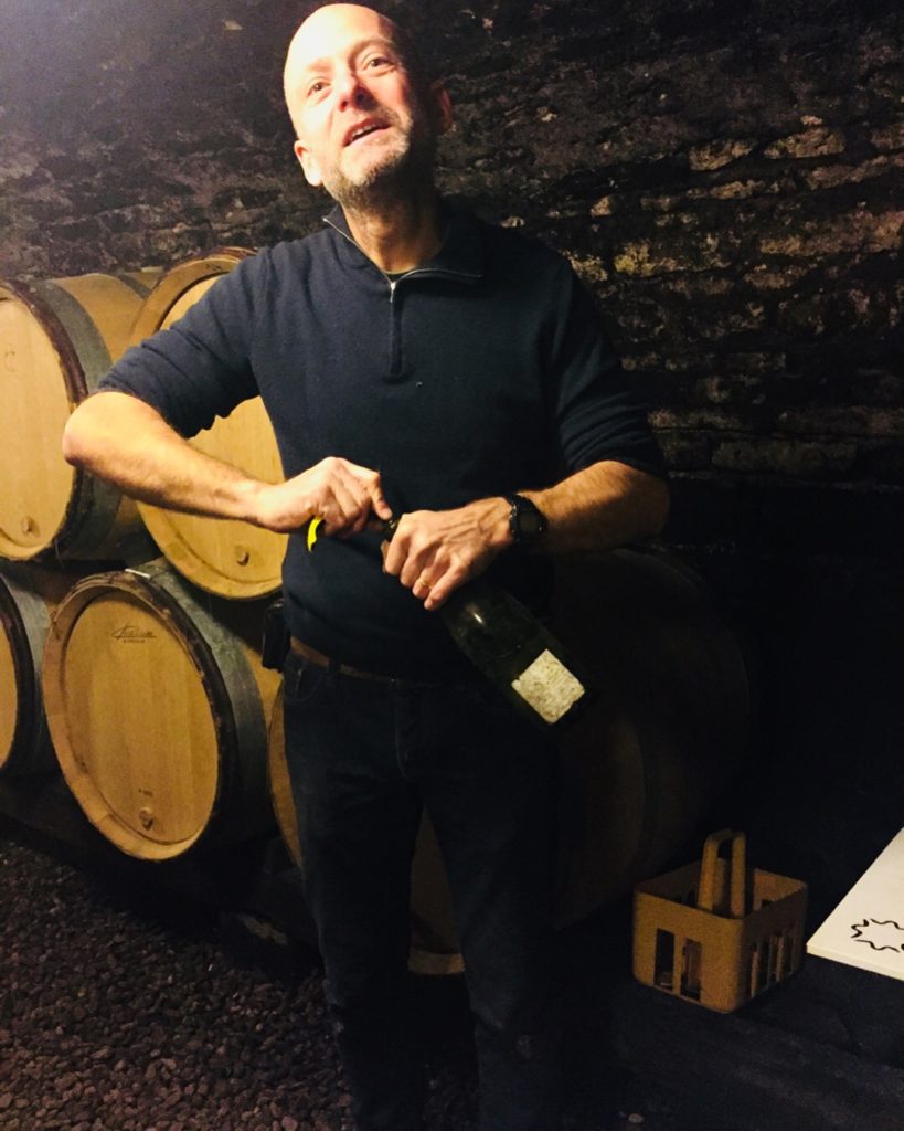 Traveling Somm, Burgundy, Vincent Dancer, Chassagne Montrachet, Cellar - Wine4Food