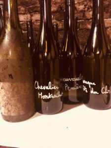 Traveling Somm, Vincent Dancer, Chassagne Montrachet, bottles - Wine4Food