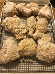 Buttermilk Fried Chicken Recipe, Flour Dredge, Wire Rack - Wine4Food