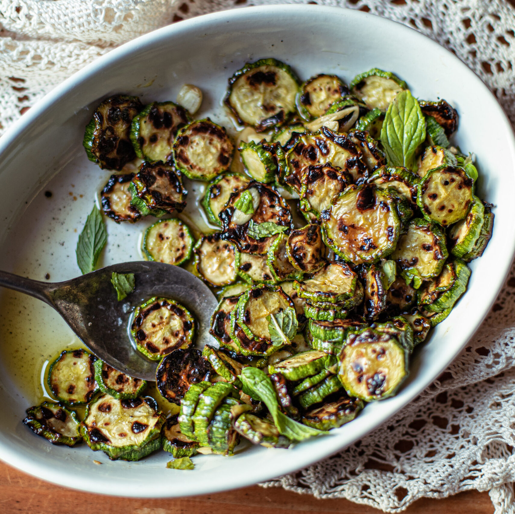 Grilled Zucchini Salad - Wine4Food