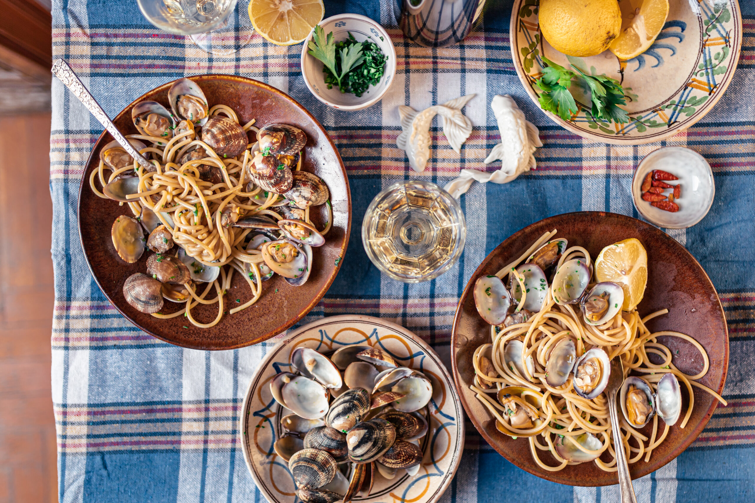 Spaghetti with Clams - Wine4Food