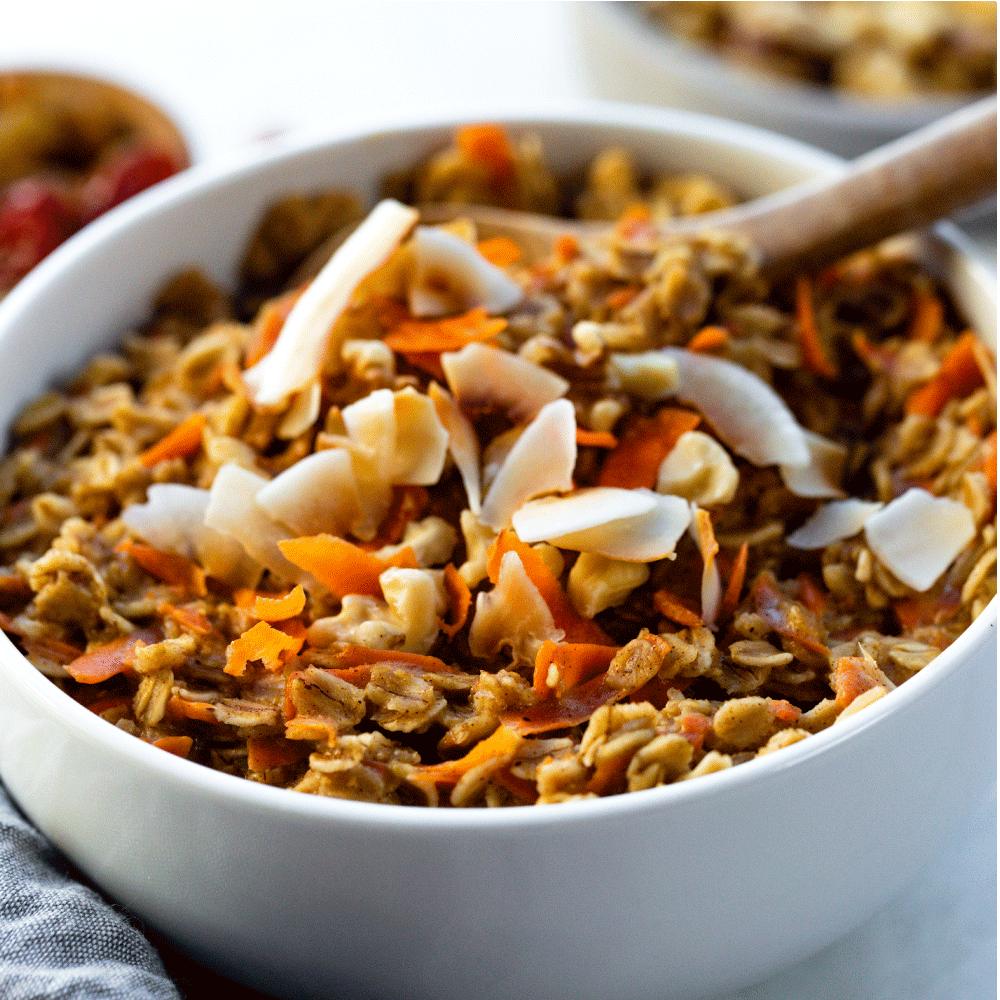 Carrot Cake Oatmeal - Wine4Food