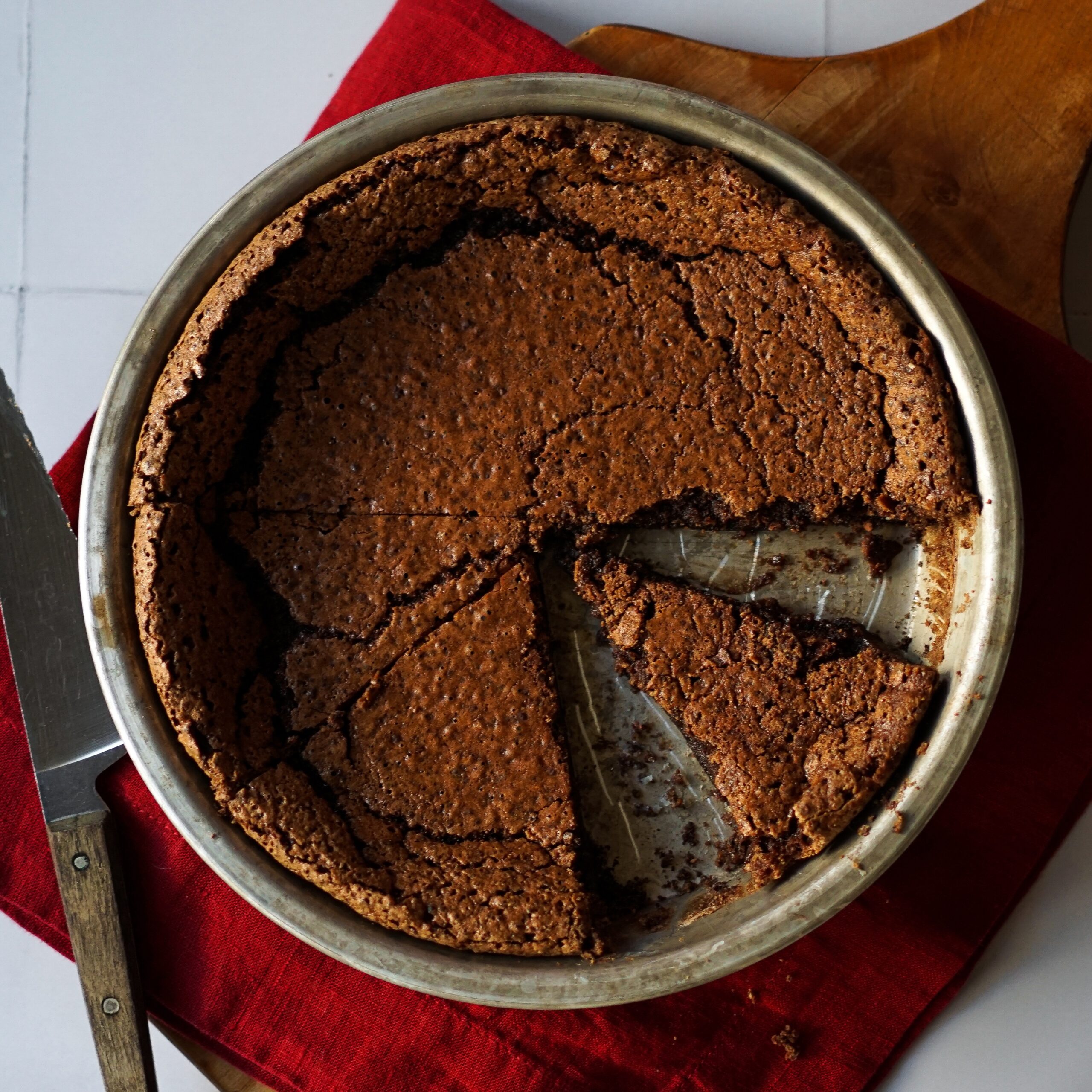 Valentine's Day Chocolate Chess Pie (with a Chocolate Chip Cookie Crust) - Wine4Food